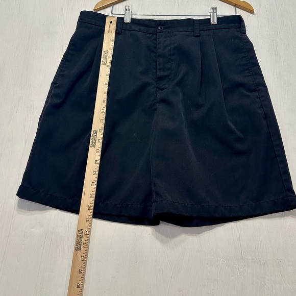 Pebble Beach Golf Shorts Mens 36 Navy Pleated Front Classic Fit - Picture 4 of 6